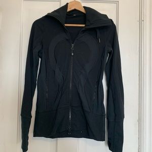 Lululemon Black Hooded Full Zip